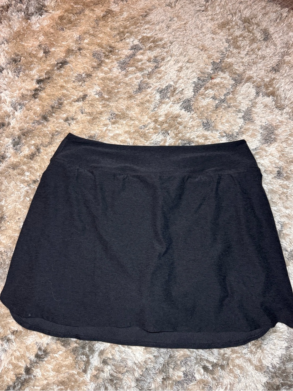 Beyond Yoga Black/Charcoal Grey Skirt